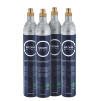 SET 4 BOTELLAS CO2 GROHE BLUE